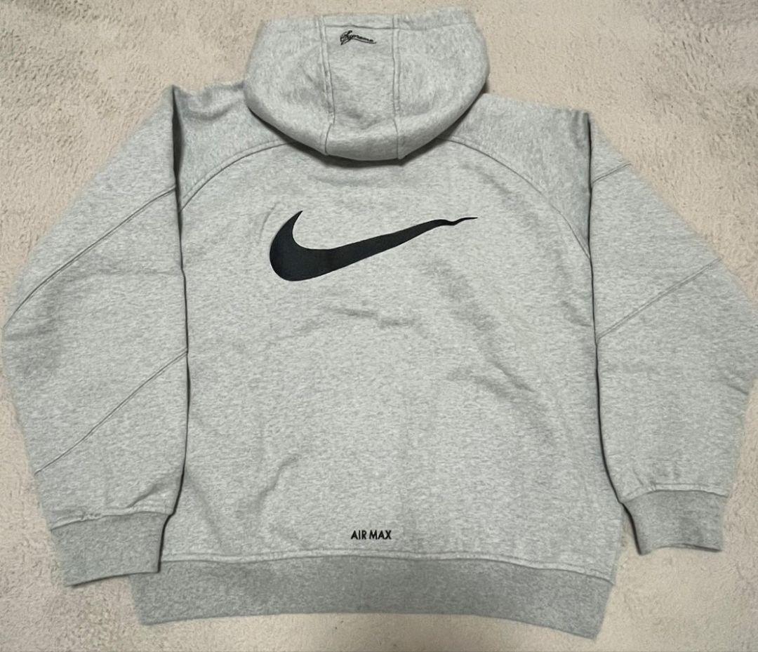 Supreme Nike グレー フルジップパーカー L