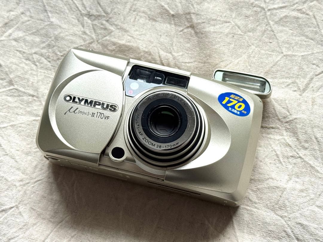 ⌘完動品！ 電池付き、作例あり！ OLYMPUS μⅡ 170VF⌘