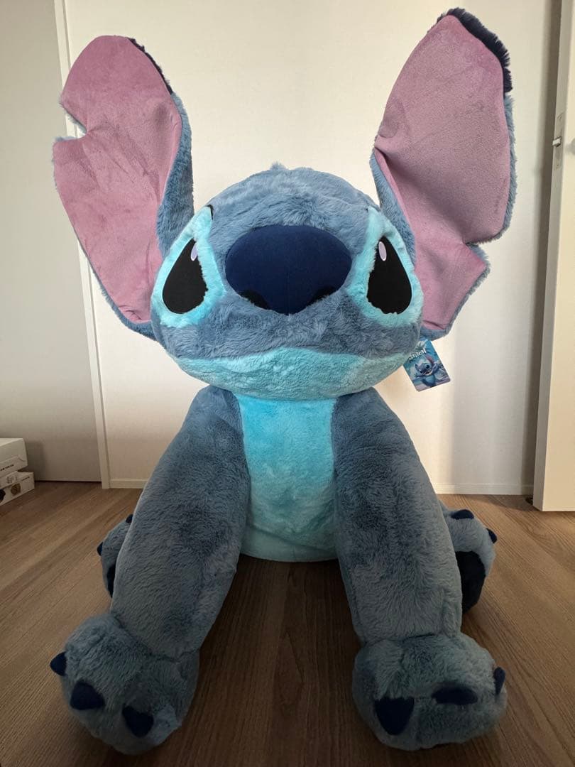 コストコ　スティッチ　特大　ぬいぐるみ　ブランケット入