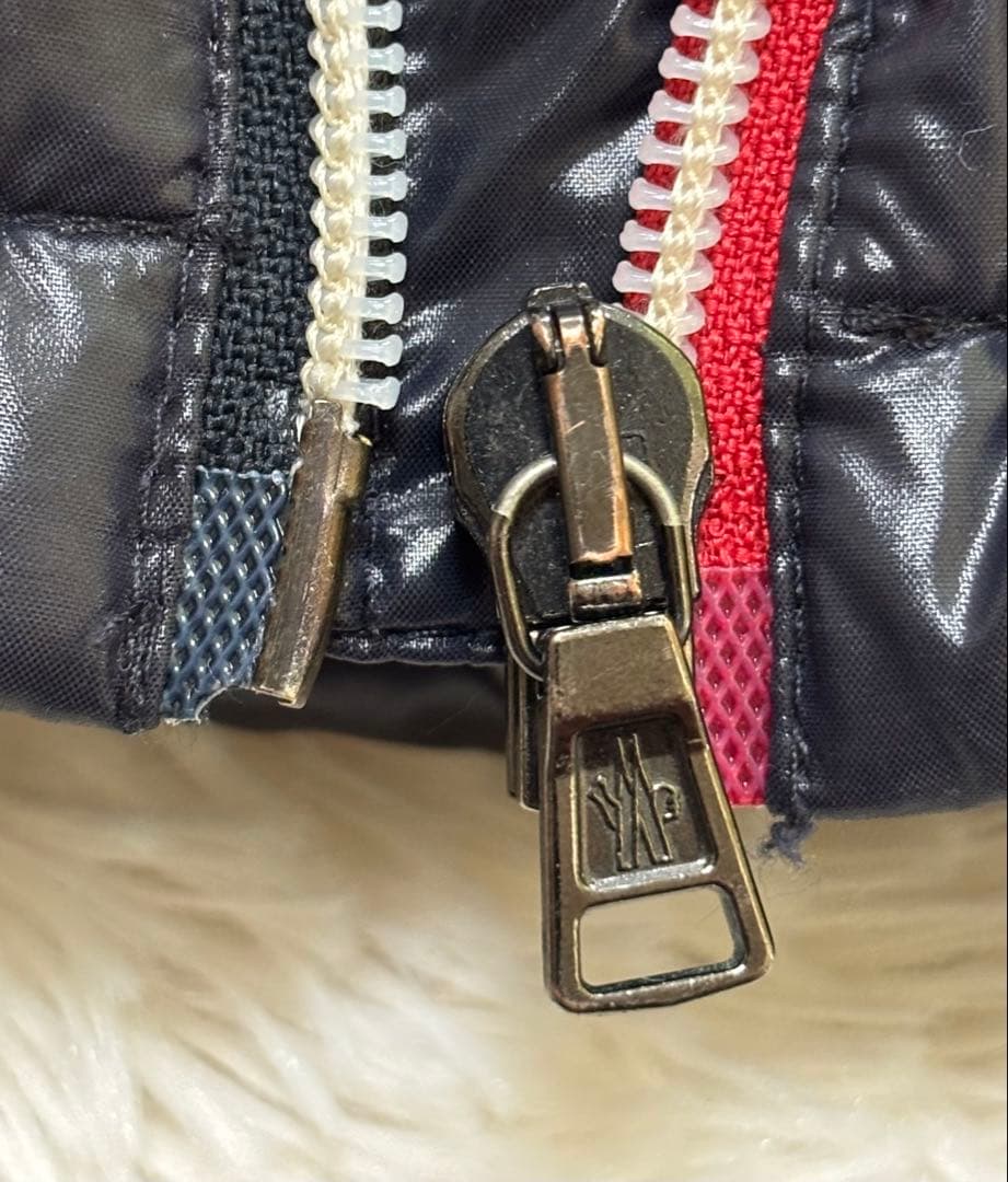 【美品】モンクレール ダウンジャケット キッズ ネイビー2anni92㎝100㎝