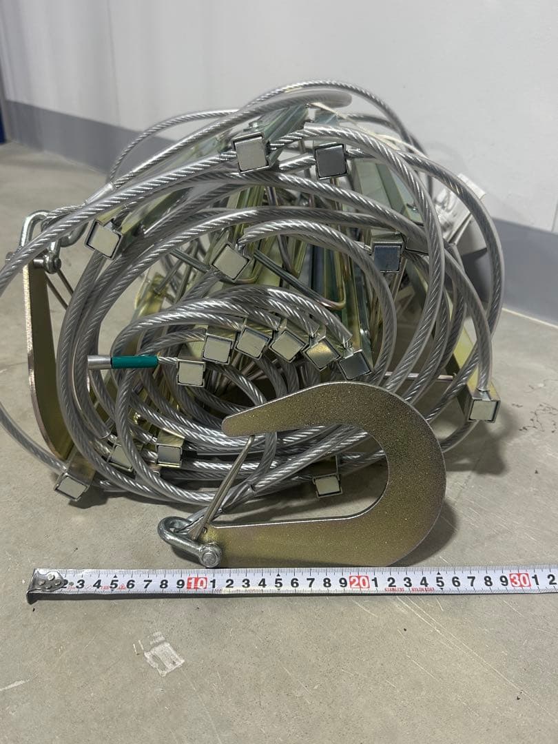 未使用　金属製避難はしご　5.8m ワイヤーラダー　美品　国家検定合格品　防災