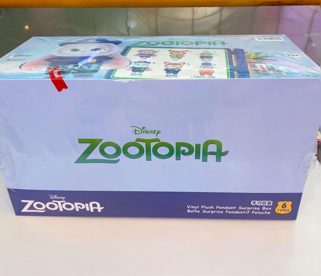 海外限定 ズートピア ぬいぐるみ ニック ジュディ　miniso 6箱入り