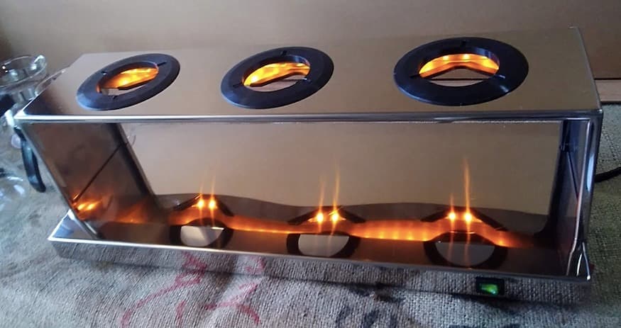 ３連　コーヒーワーマー　ドリッパー台/イルミネーション付き