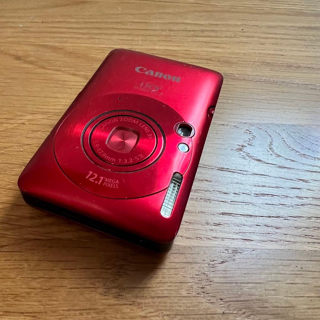【希少美品】Canon IXY 210is キャノン デジカメ コンデジ 赤