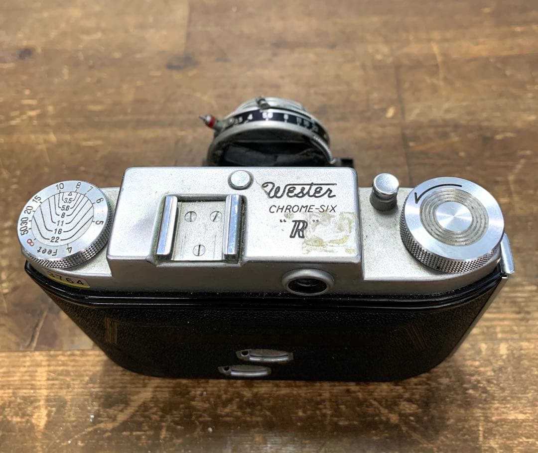 レトロ 西田光学 蛇腹式カメラ WESTER SIX