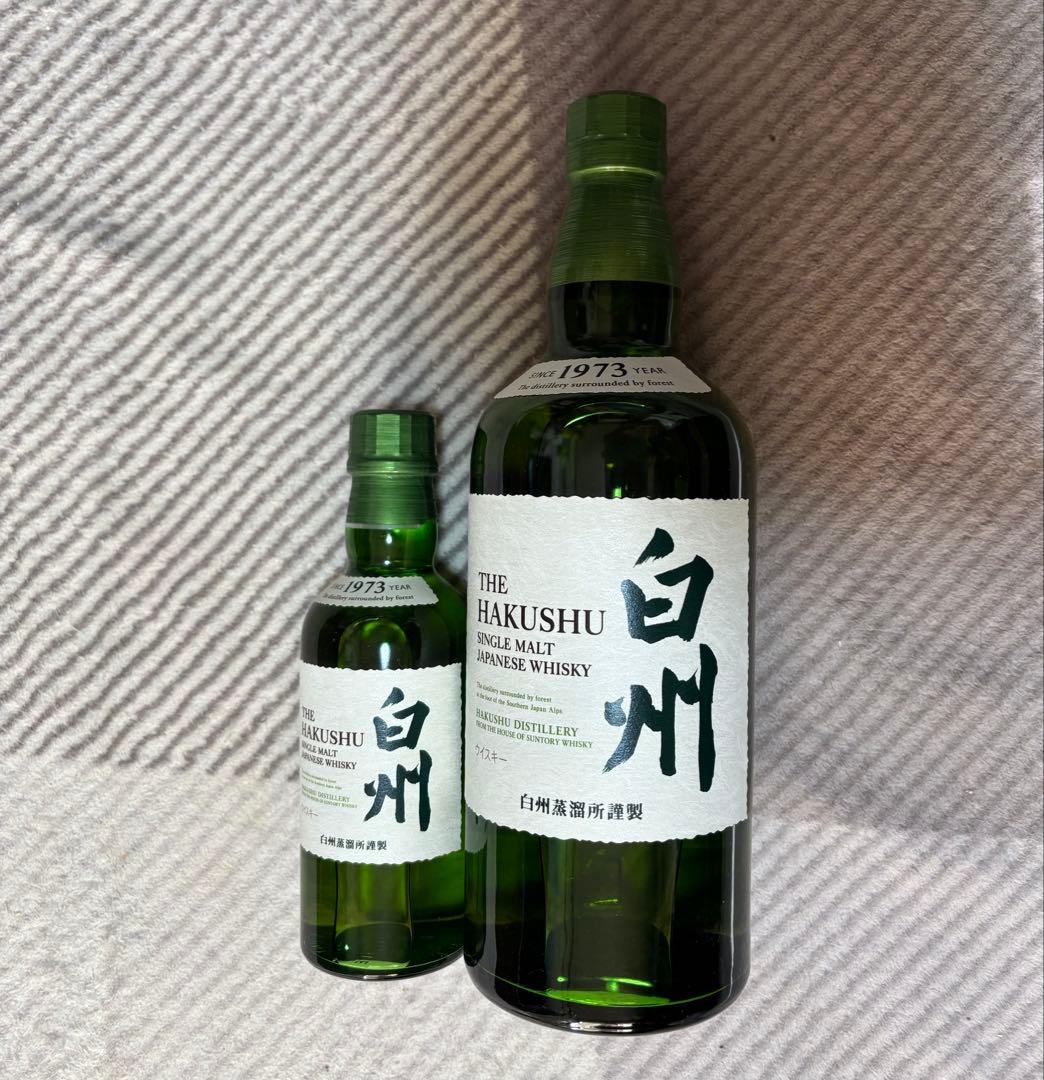 サントリー シングルモルト ウイスキー 白州　700mlと180ml セット