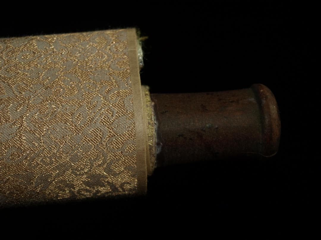 中国清時代 任熊作 群仙祝夀图　　人物掛け軸　激安骨董品　 BD233A13-3