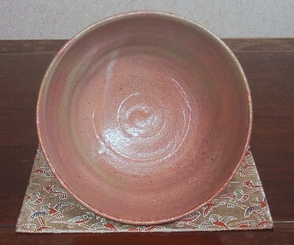 京焼・清水焼　村田真人作　小井戸　茶碗　共箱　古物。