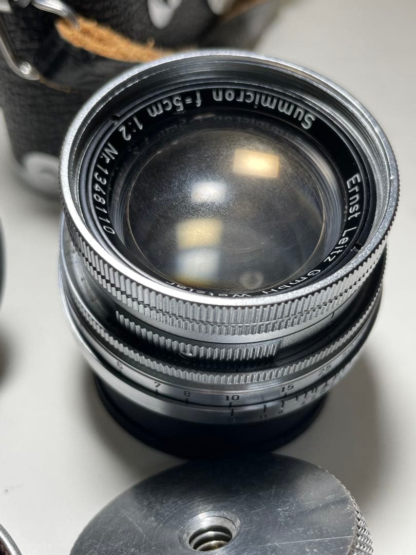ライカ Leica DBP 箱 キャップ 革ケース レンズ ズマロン ズミクロン