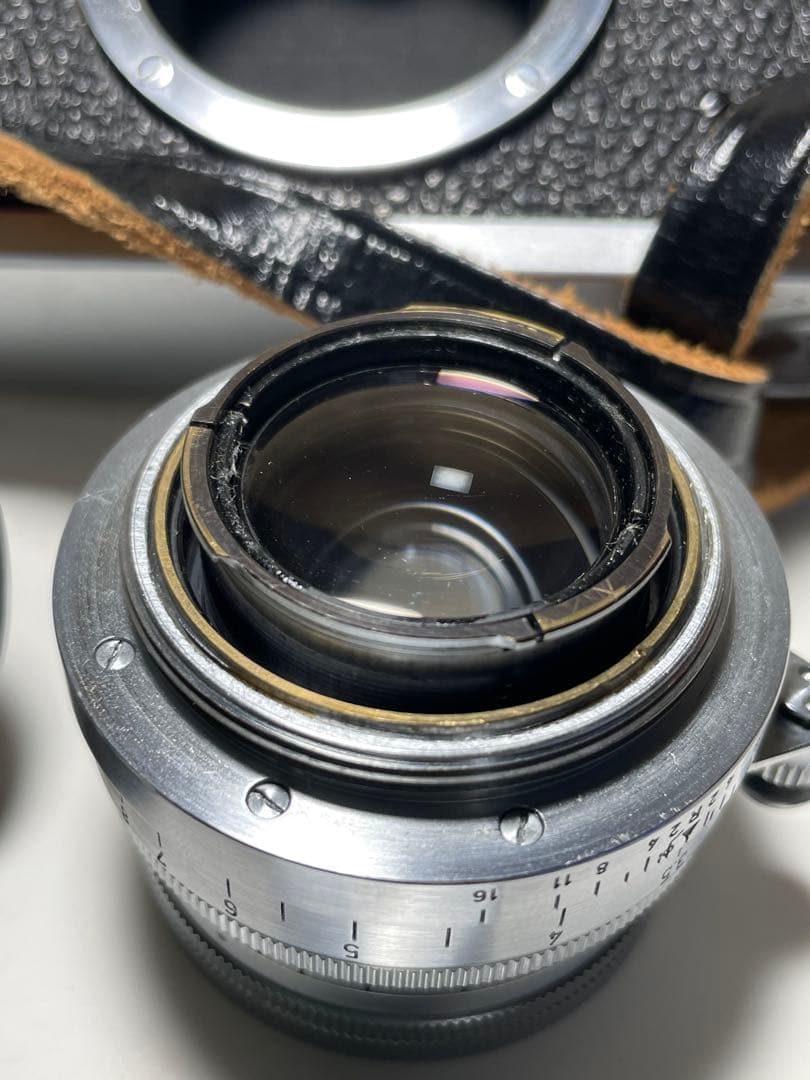 ライカ Leica DBP 箱 キャップ 革ケース レンズ ズマロン ズミクロン