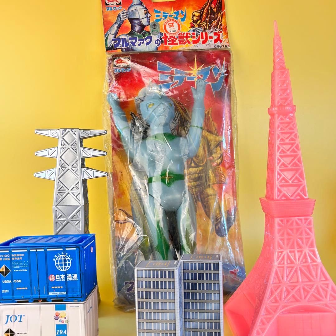 ブルマァーク ミラーマン 当時物 28ｃｍ スタンダードサイズ/マルサン