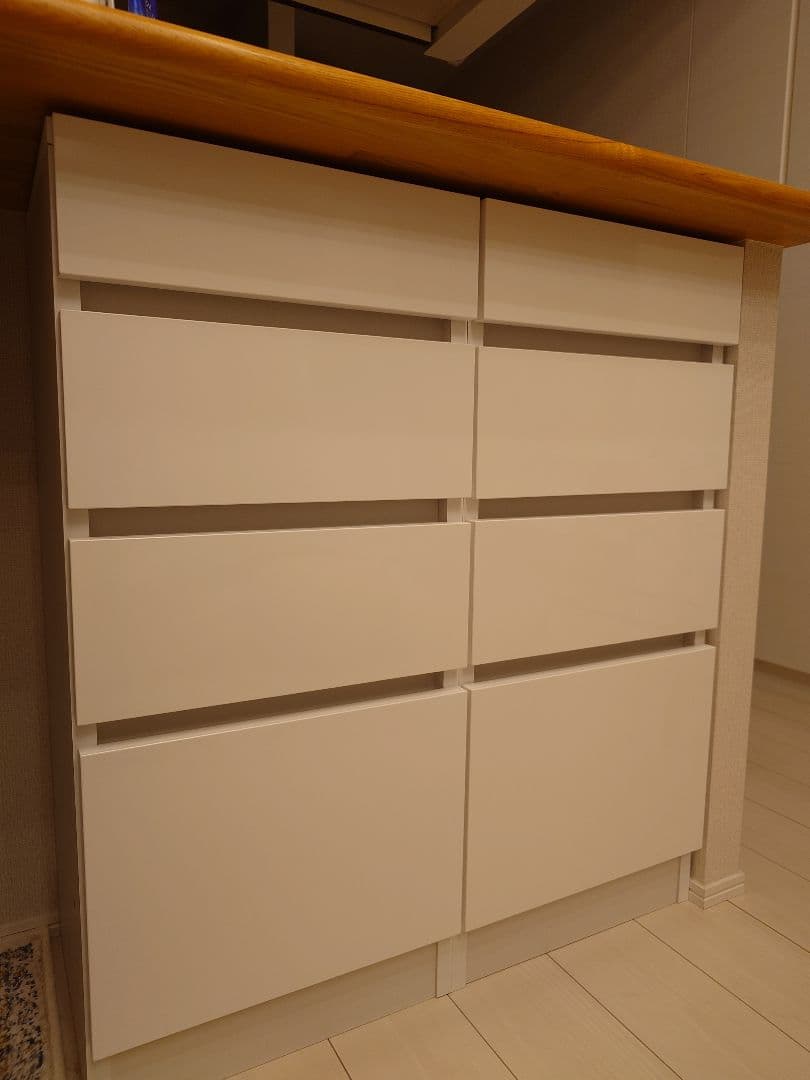 【rose】カウンター下収納棚引き出し4段 幅40cm #2