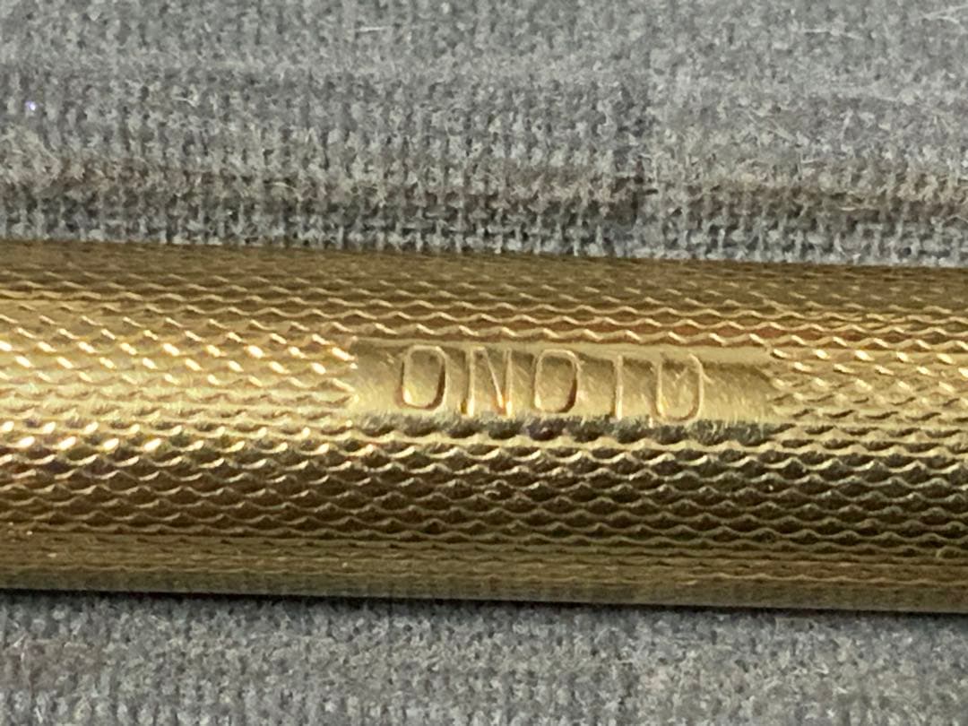 9金無垢Vintage Onoto 万年筆　14KのFペン先　クリスマス特価