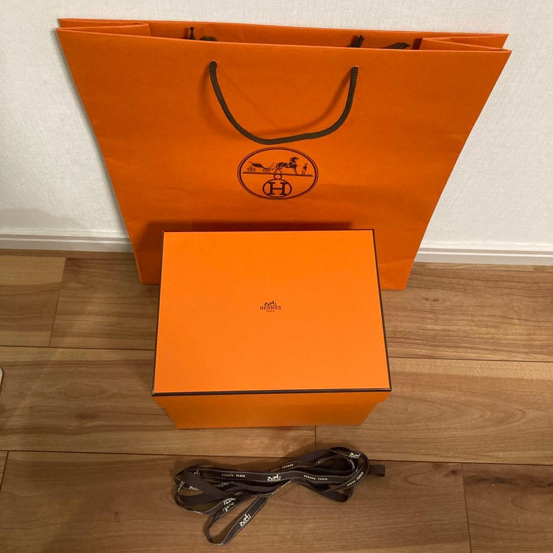 美品！エルメス　ピコタンPM オレンジボックス　空箱　薄紙・リボン・ショッパー付