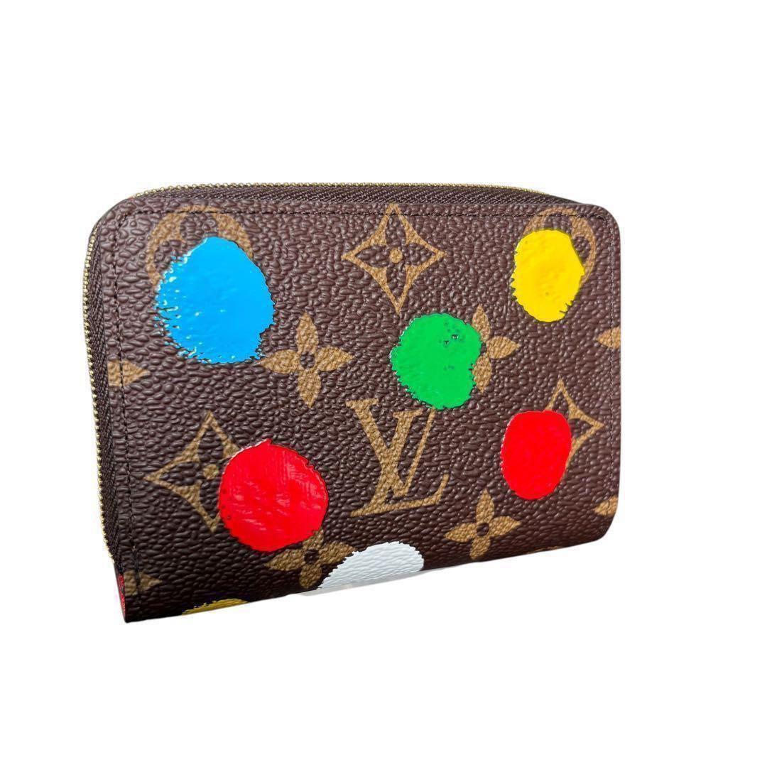 ルイヴィトン 草間彌生 ポルトフォイユ・ルー モノグラム コンパクトM81981