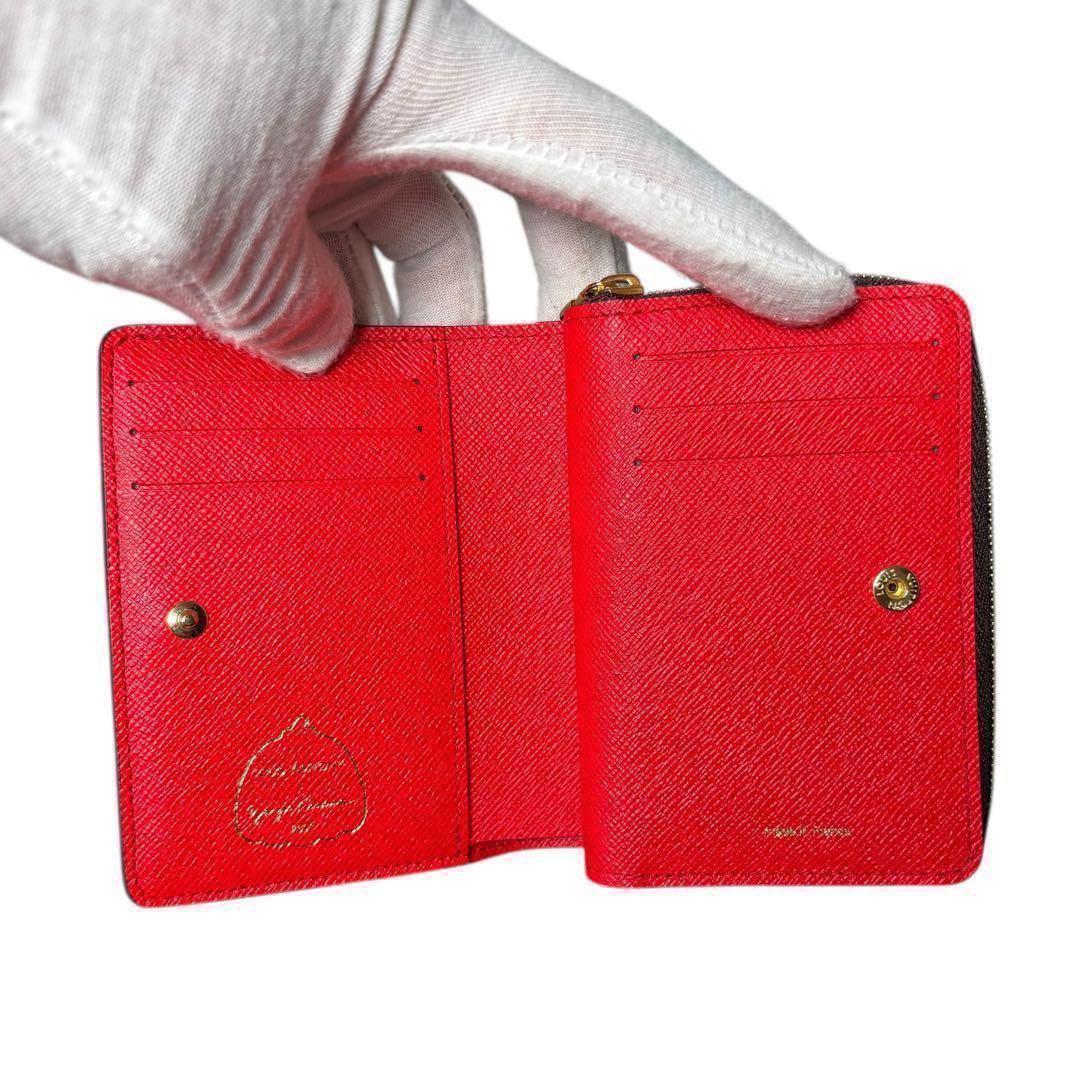 ルイヴィトン 草間彌生 ポルトフォイユ・ルー モノグラム コンパクトM81981