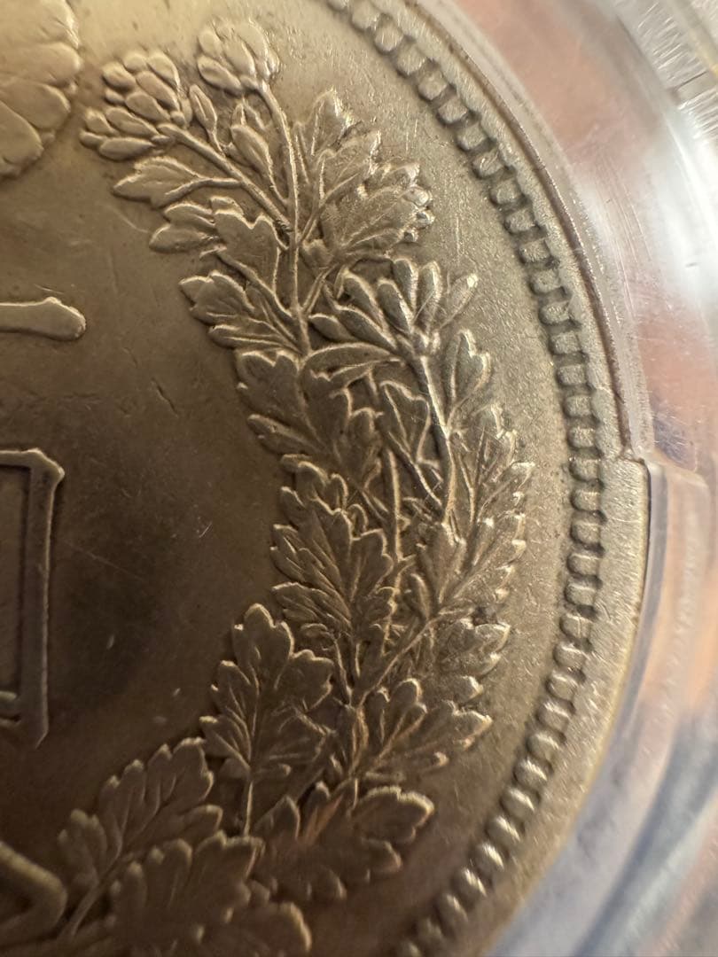 ★本物保証★ 新一円銀貨　大特年❗️明治11年❗️1円　一圓　大型　PCGS