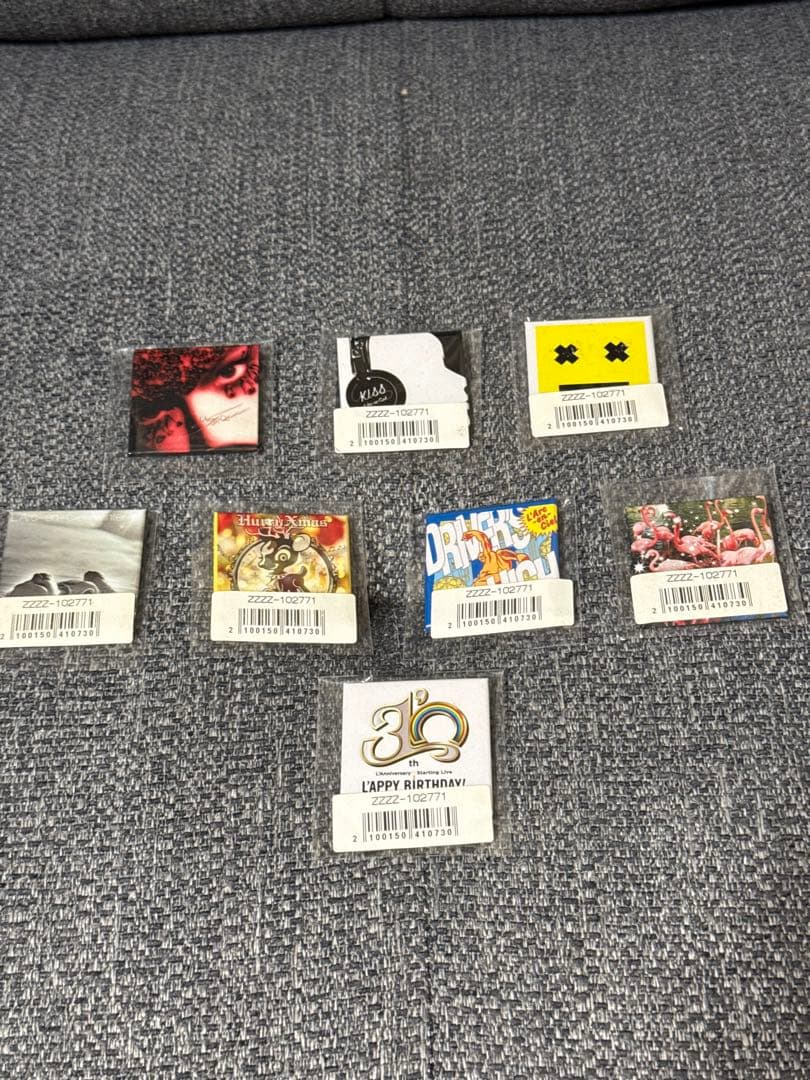 L'Arc〜en〜Ciel 歴代ジャケット　バッジ　8点　まとめ売り