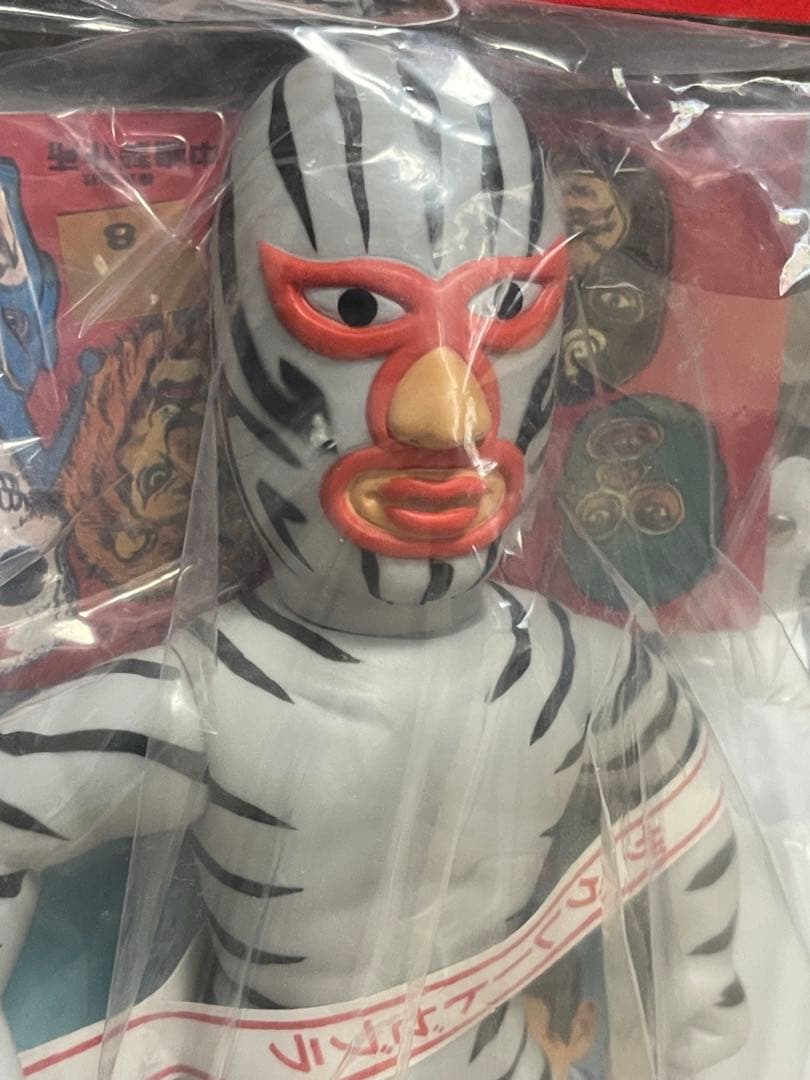 新品未開封　メディコムトイ　中嶋製作所　タイガーマスク　ザグレートゼブラ　ソフビ