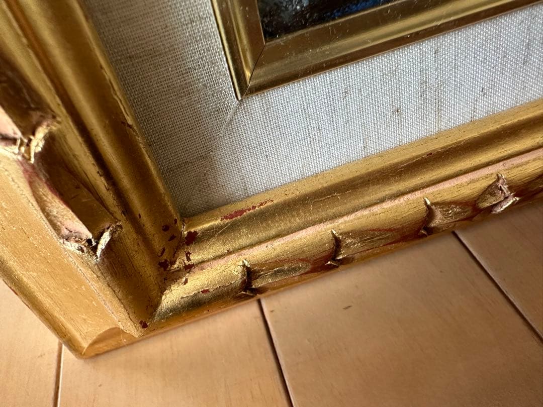 絵画 風景 冬景色 初冬 桜井寛 画家 初冬のニセコ連峰 油絵 アート F8