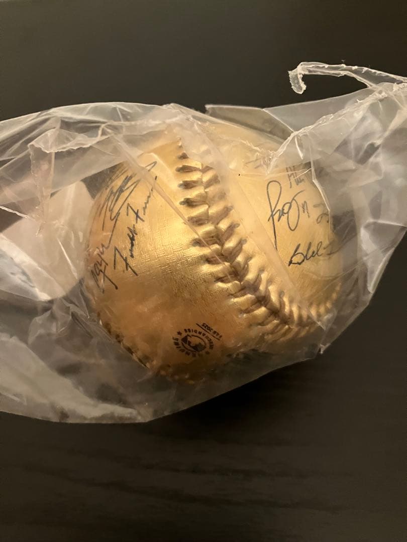 2025年ワールドシリーズ　ゴールドサインボールプリント　優勝記念　大谷翔平限定