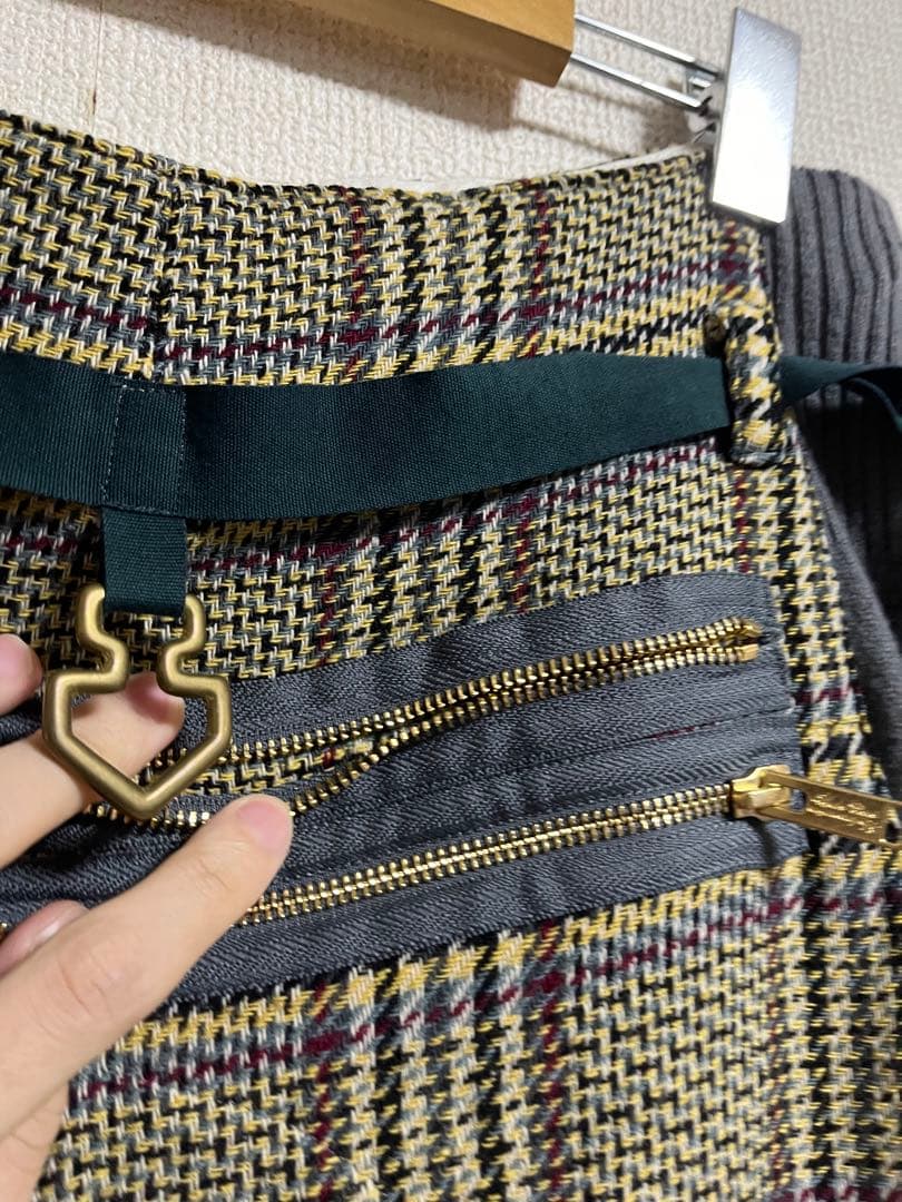 UNDERCOVER アンダーカバー　途中縮絨ジョッパーズチェックパンツ