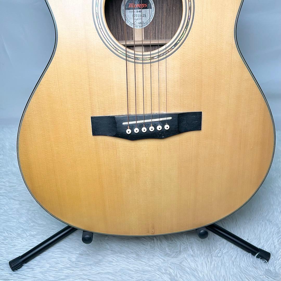 【良品】MORRIS モーリス S-40 アコースティックギター