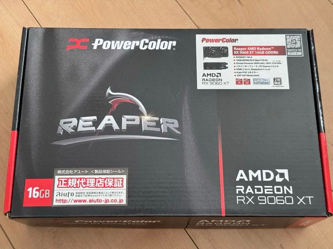 グラフィックボード・グラボ・ビデオカード PowerColor Radeon RX9060XT 16GB 16G-A