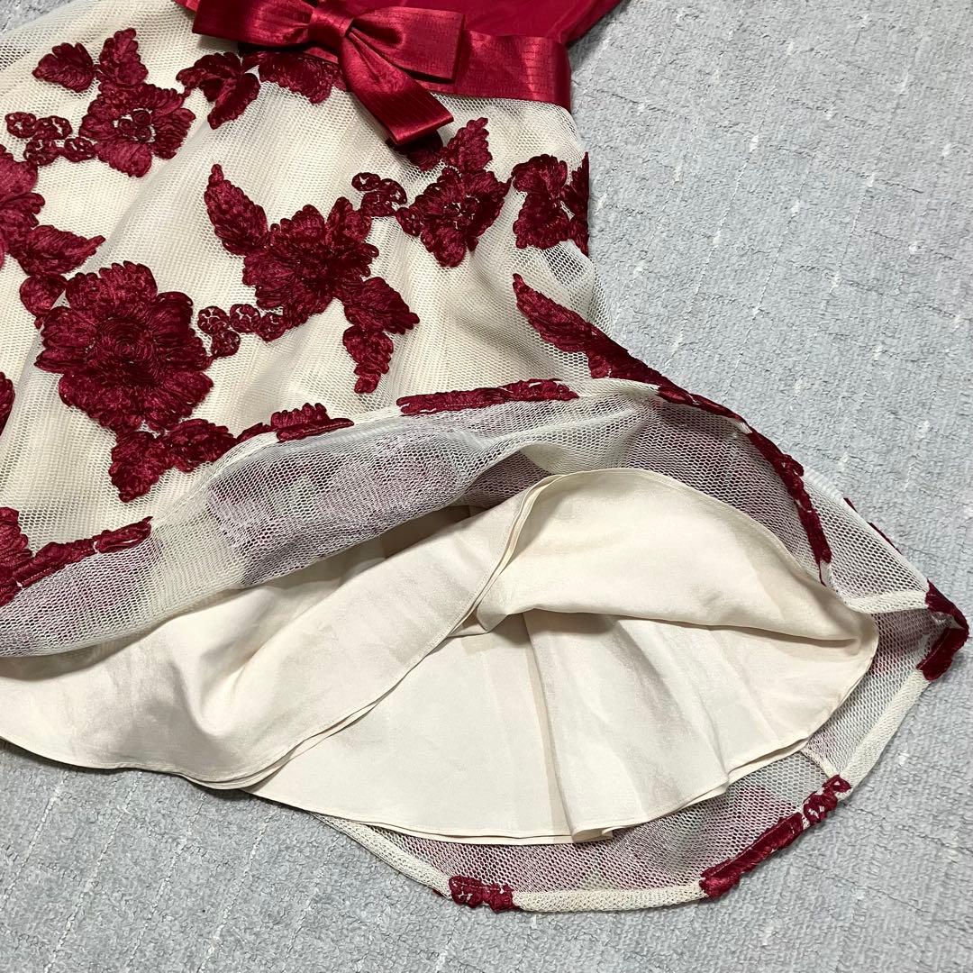 SETTAN［花柄刺繍］ドレス　ノースリーブ　ERUKEI LK　エルケイドレス