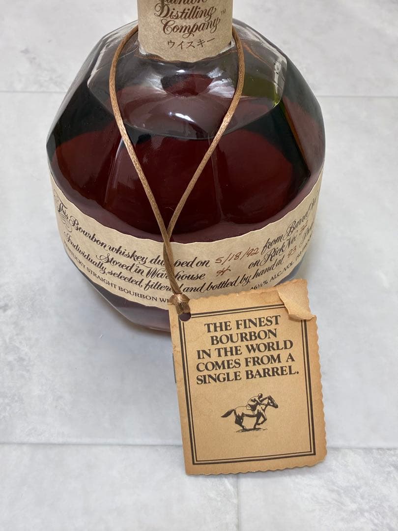 『1992年製』Blanton'sブラントン　シングルバレルバーボンウイスキー