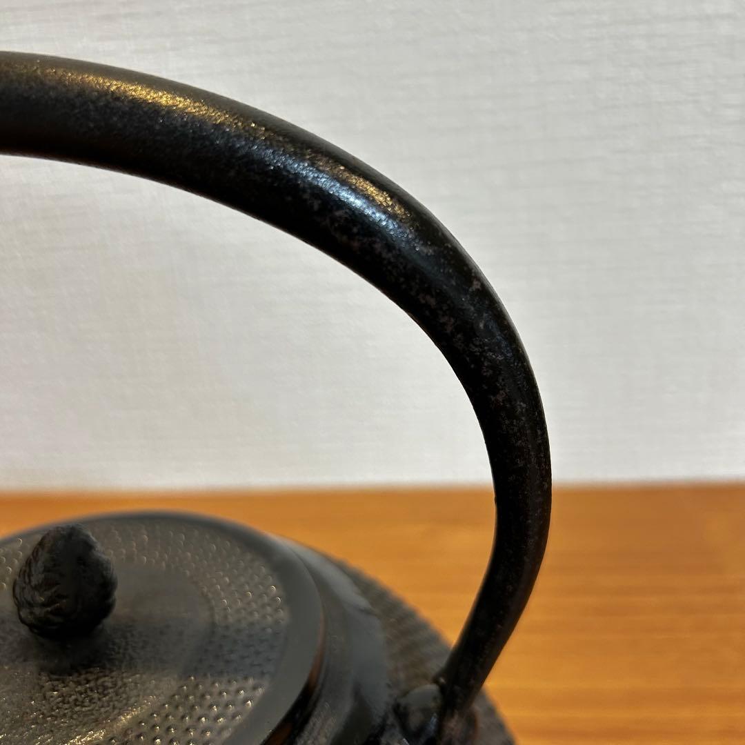 鉄瓶　茶の湯釜　長文堂　長谷川文雄　駒型