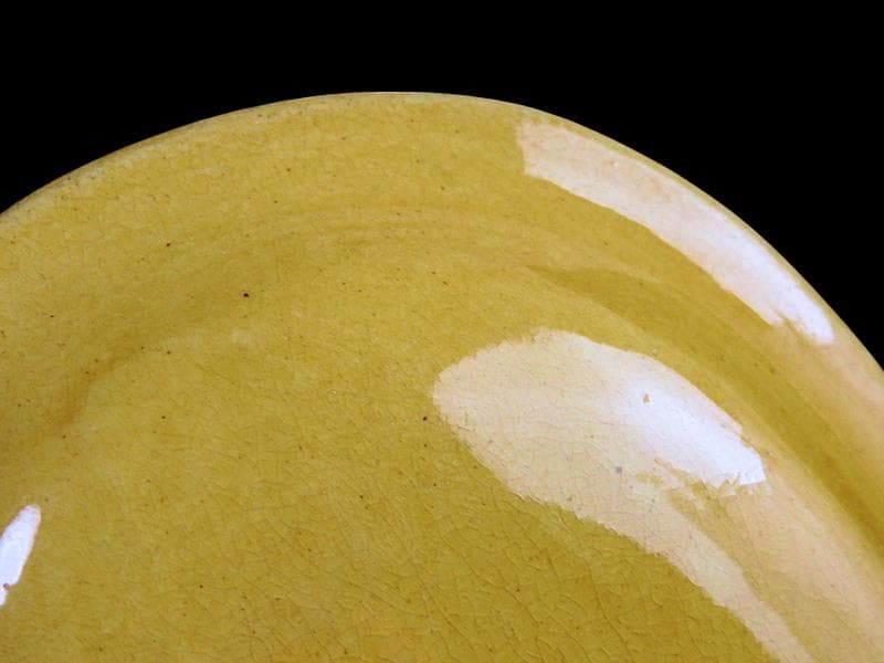 珉平焼　淡路焼　小判形　龍紋の図 陰刻　手塩皿　３枚　D022AS-fbtj