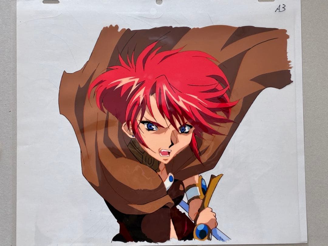 【貴重】ロードス島戦記　英雄騎士伝　手書きセル画＋コンテセット 6枚まとめ売り