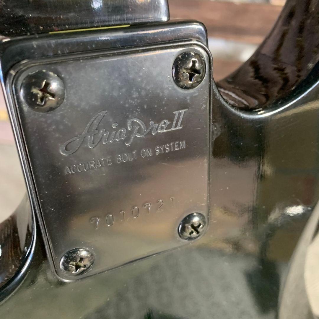 I624 ジャンク品 AriaProⅡ アリアプロ2 エレキギター ケース付