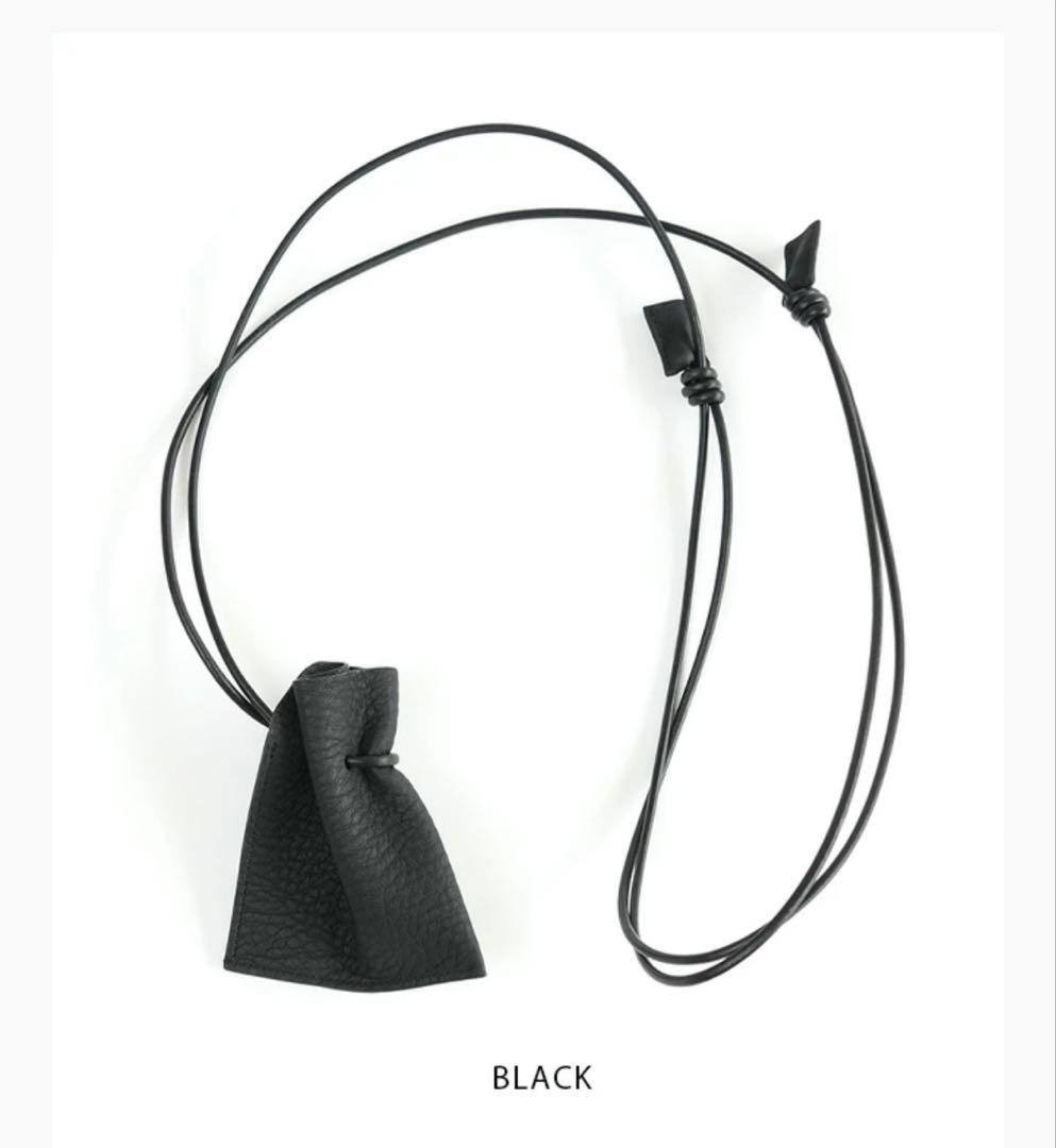 【未使用】ITTI(イッチ) 巾着ポーチ黒XXXS