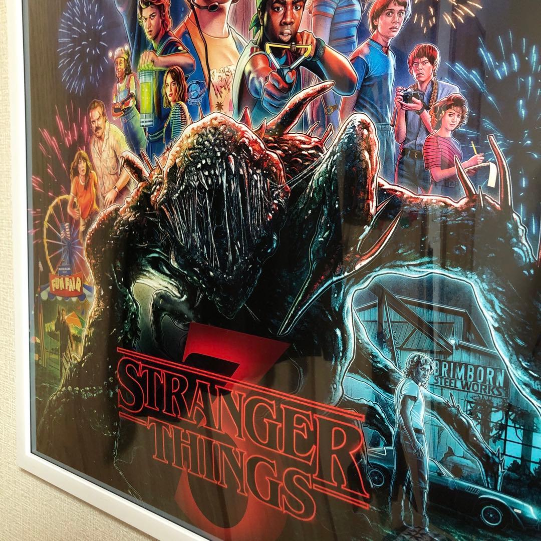 ストレンジャーシングス StrangerThings 3 ポスター A1 額装品
