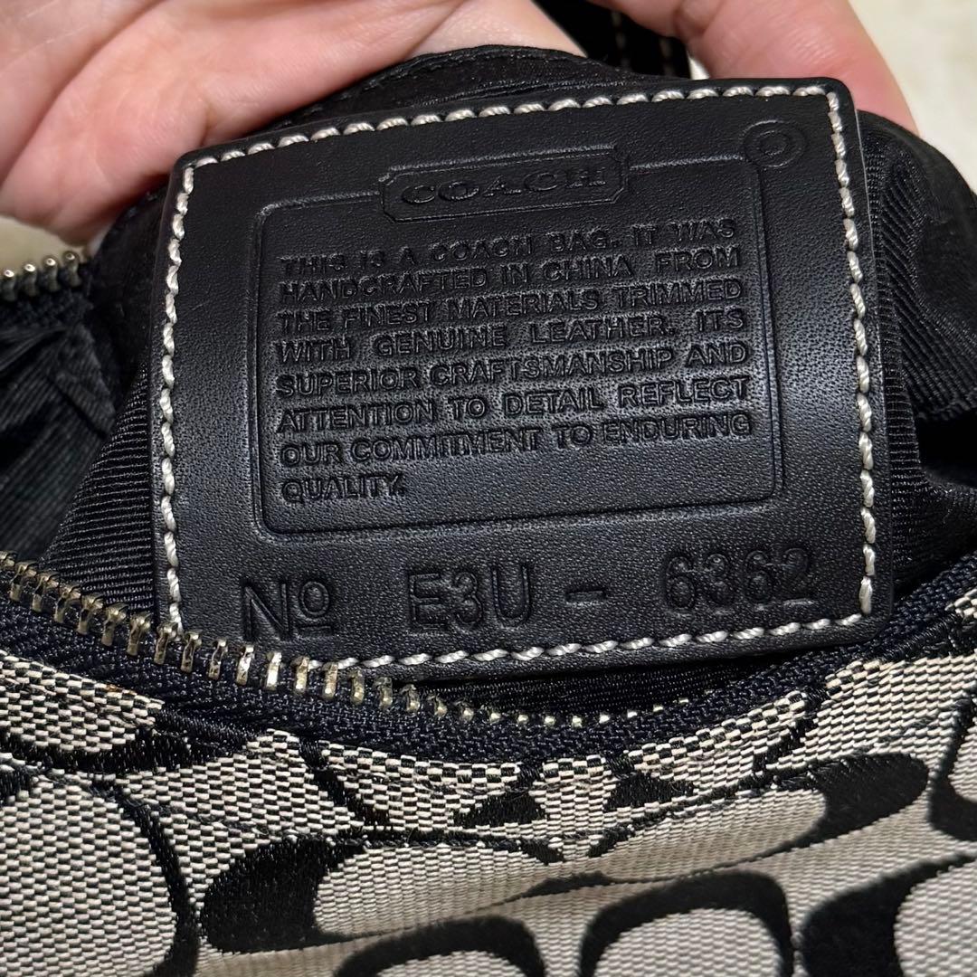 COACH シグネチャー　アクセサリーポーチ　ワンショルダー　6362 ソーホー