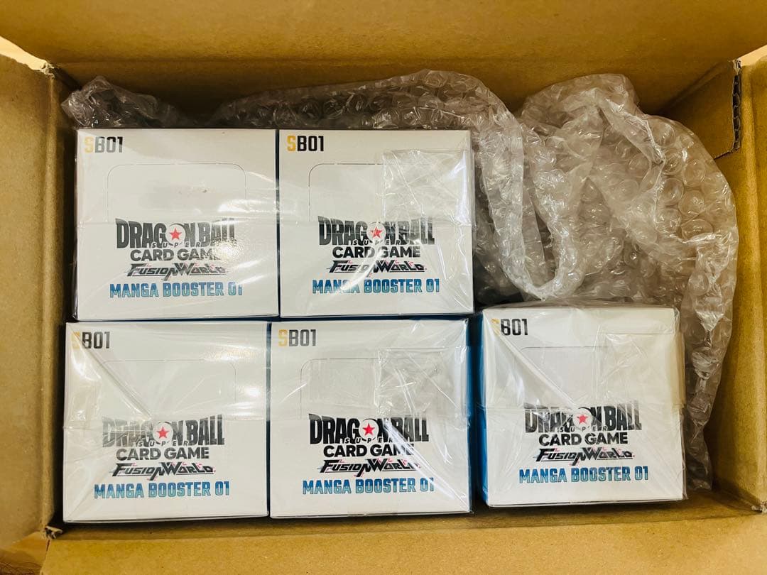 【新品未開封】ドラゴンボール　マンガブースター テープ付 5BOX