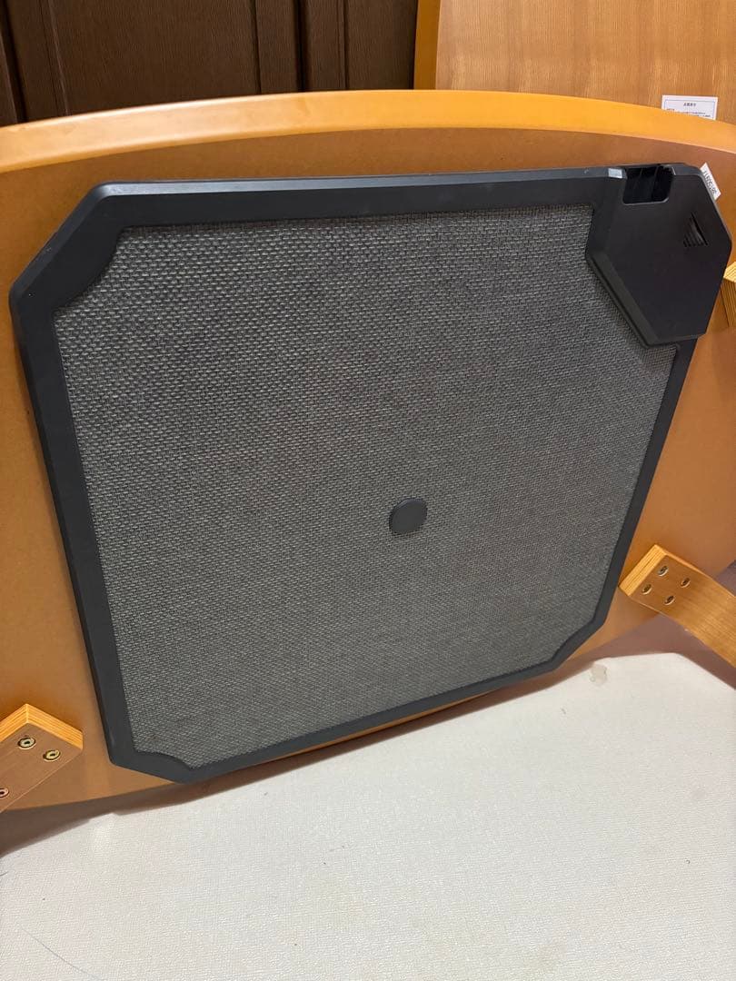 【たのメル便】無印良品 楕円形 木製 こたつ ローテーブル こたつ布団