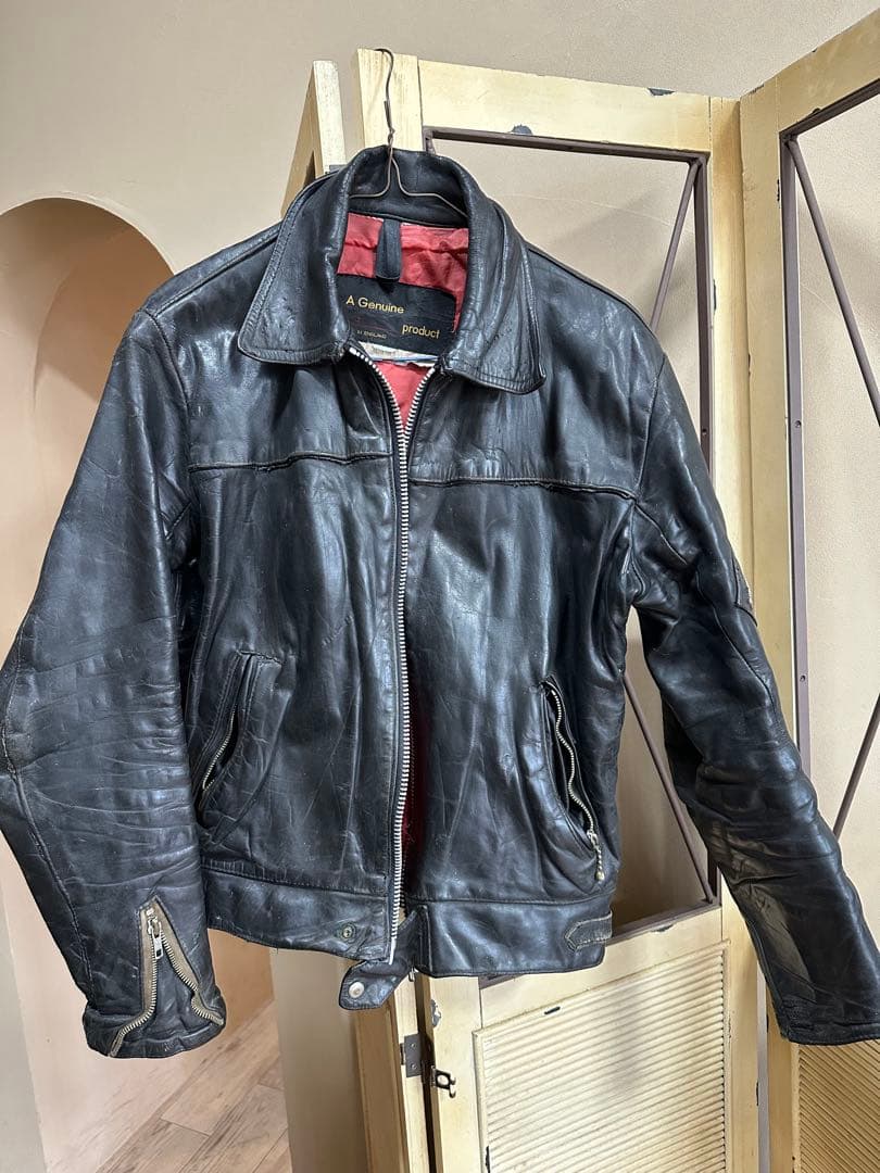 シングルライダースジャケット　パンク　ハードコア　ベルスタッフ　ロンジャン