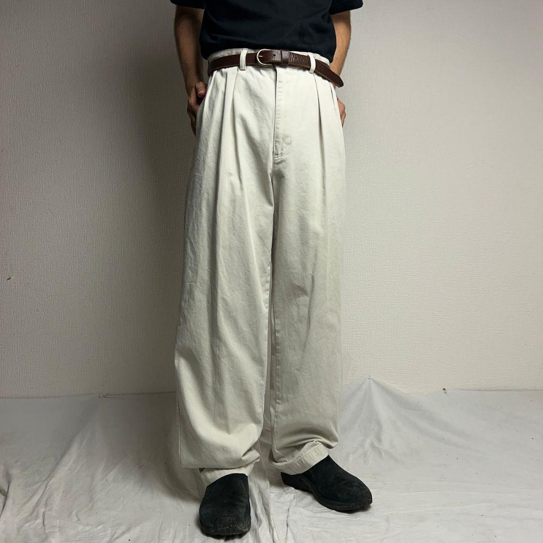 格安usa製 米国製 2タック ラルフローレン チノパン ゴールデンサイズ