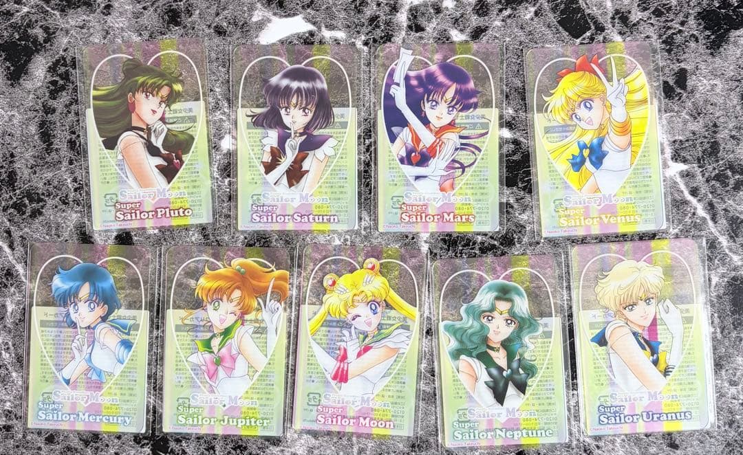 セーラームーン 明治コラボ　クリアカード全10種セミコンプセット+月野うさぎ1枚