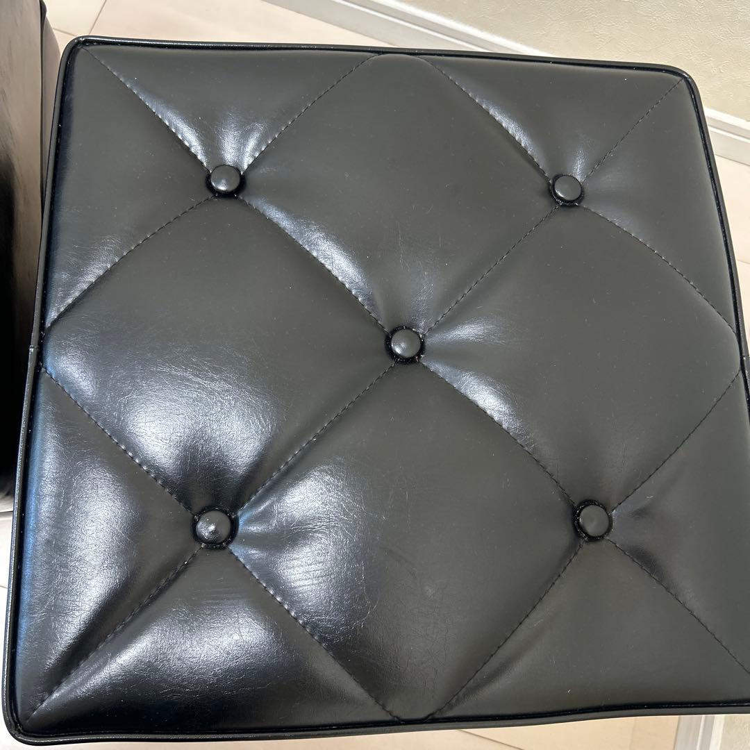 カリモク　60 オットマン ブラック　2個セット ※3月28日(金)に発送します