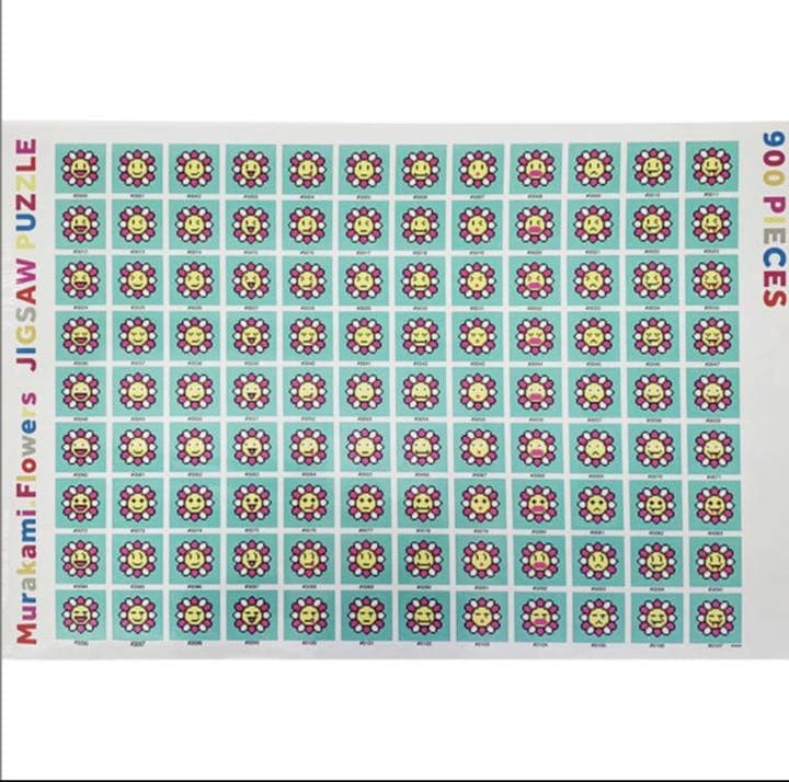 村上隆　ジグソーパズル　Murakami.Flowers 4個セット