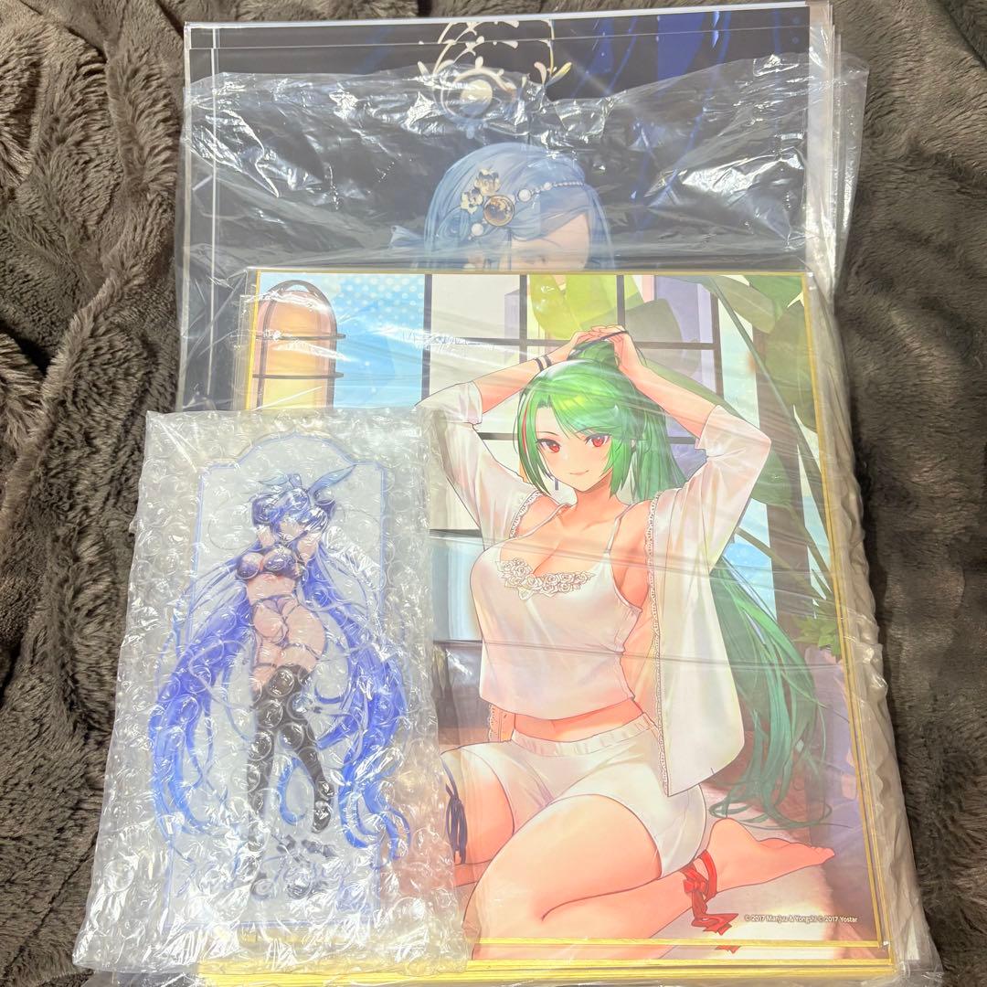 アズールレーン マジくじ 色紙 クリアポスター アクリルスタンド まとめ売り