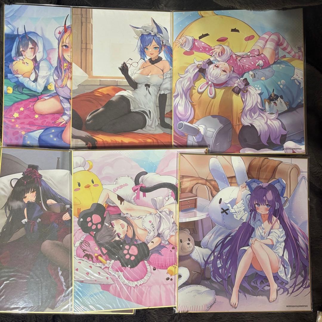 アズールレーン マジくじ 色紙 クリアポスター アクリルスタンド まとめ売り