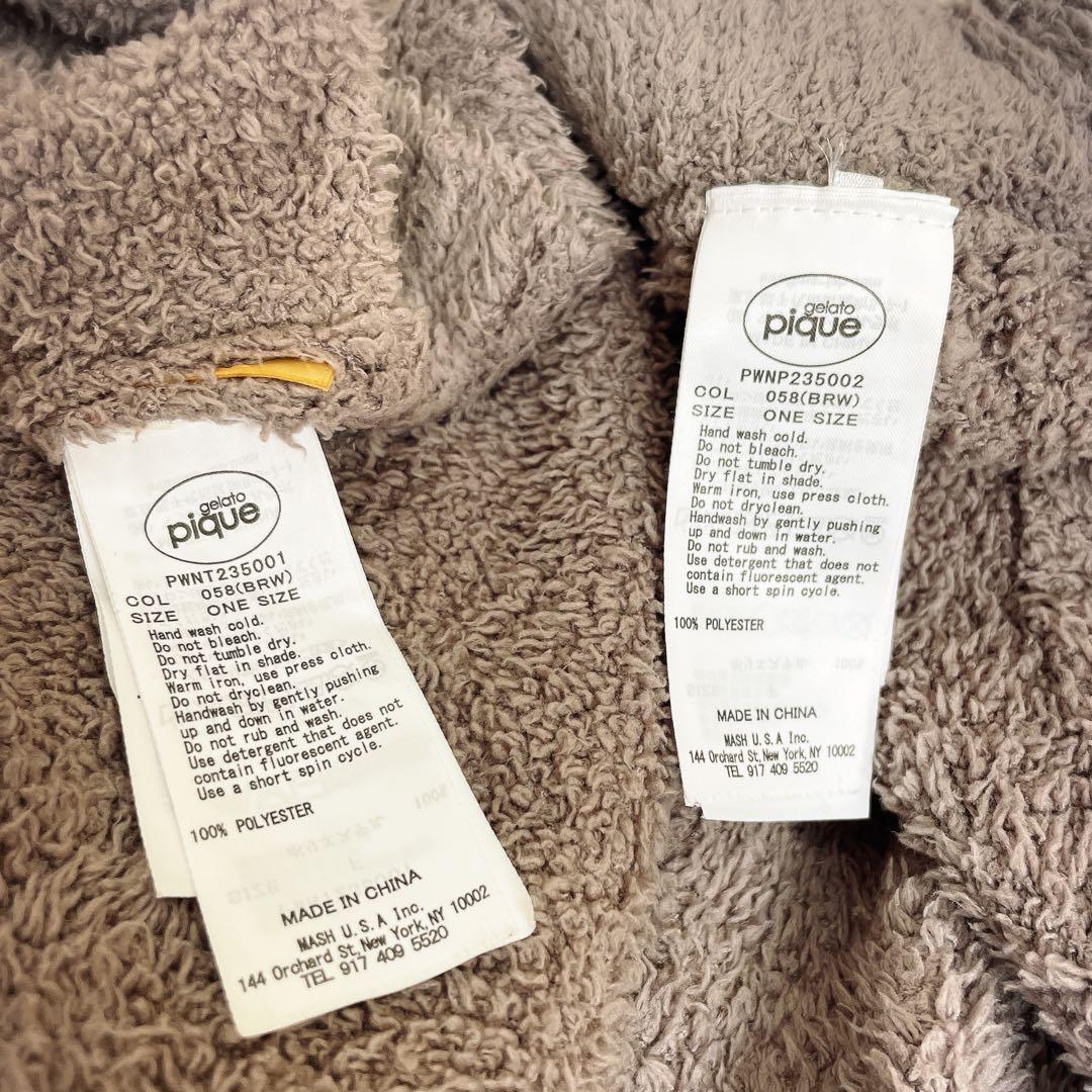 ジェラートピケ シュタイフ パウダージャガードプルオーバー＆ロングパンツセット