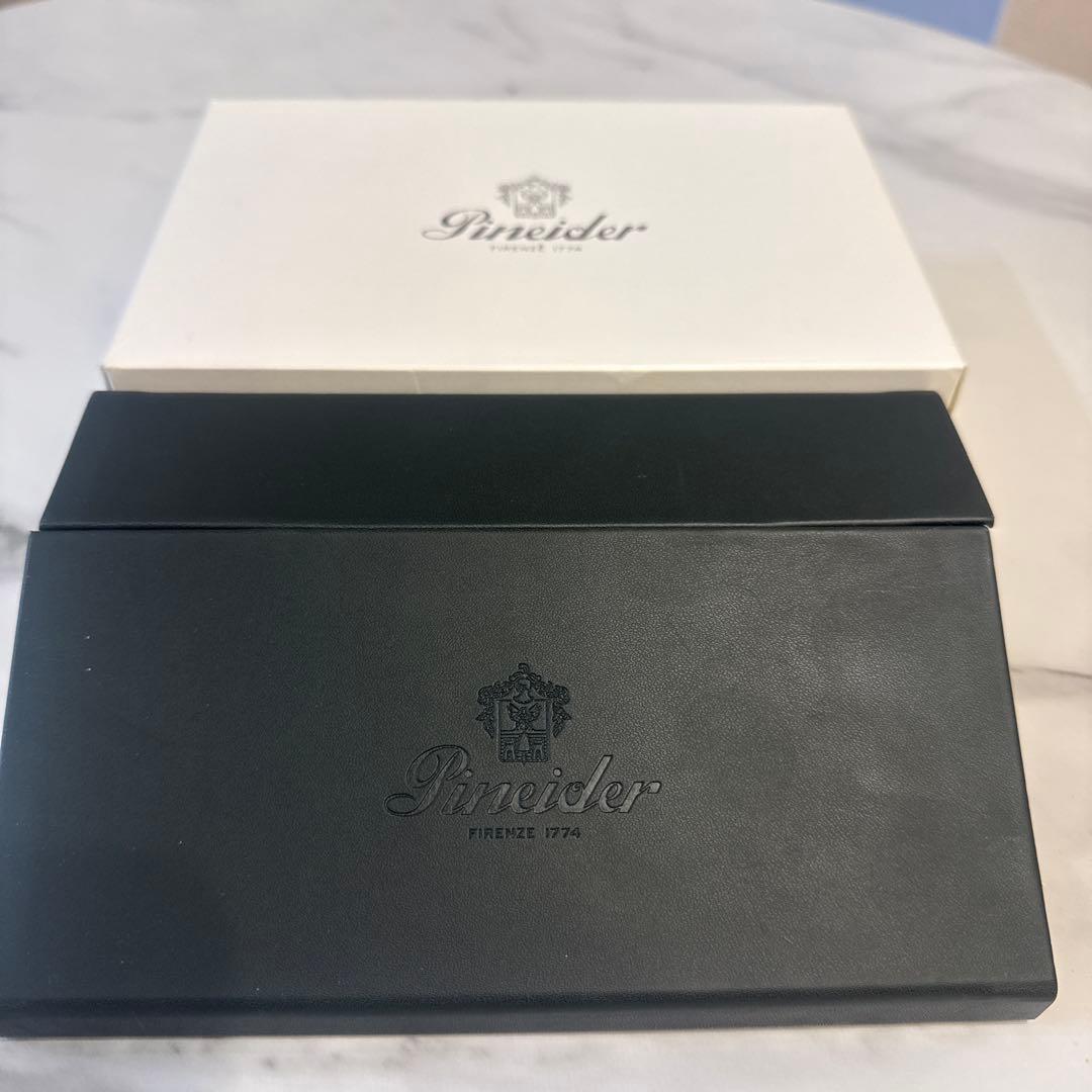 Pineider 赤 ボールペン 専用ケース付き