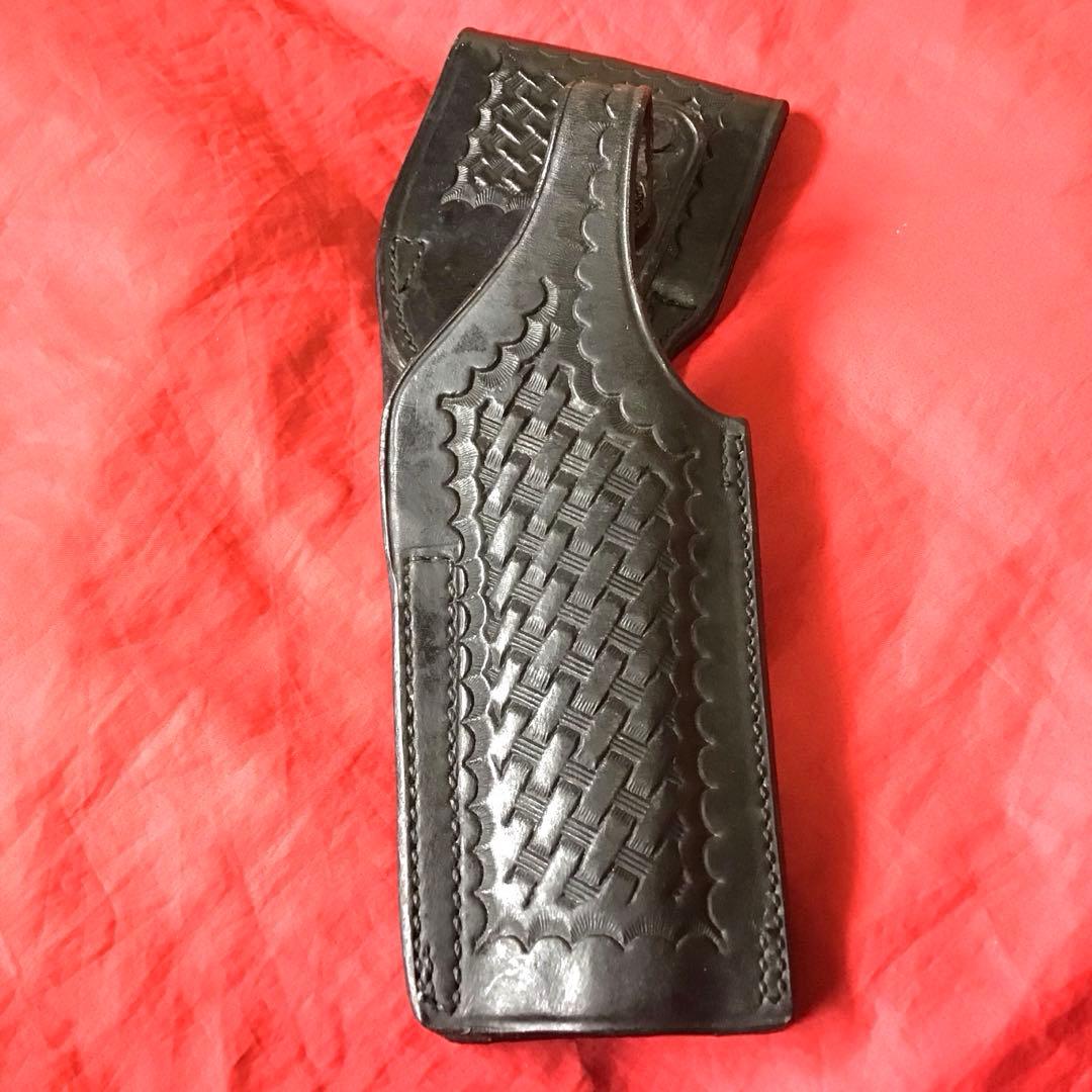 サファリランド製　実物革製ヒップホルスター1911ガバメント用　右用　中古品