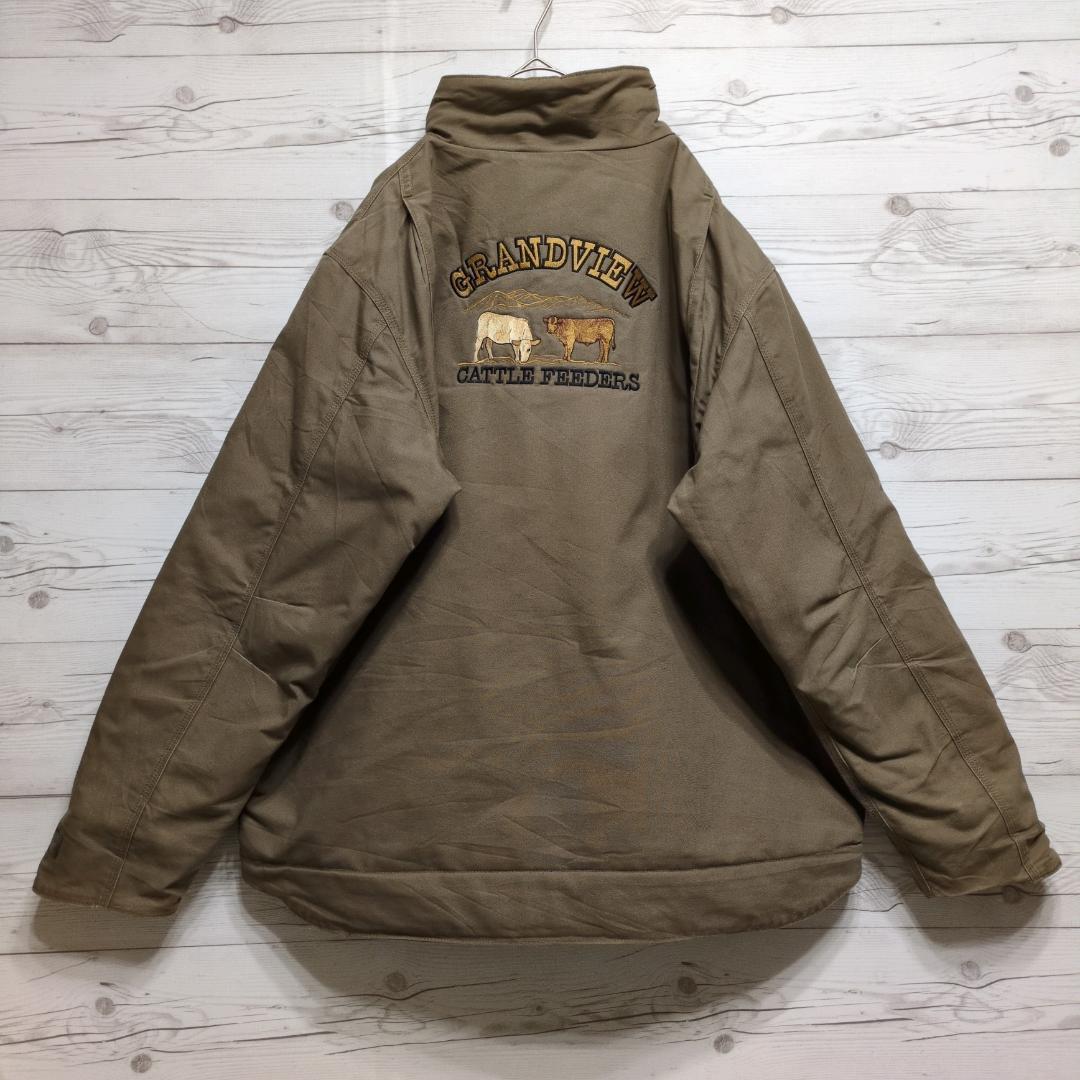 カーハート クイックダックジャケット 企業ロゴ 刺繍